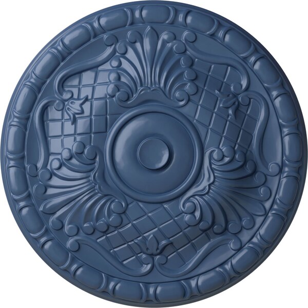 Ekena Millwork Amelia Ceiling Medallion (Fits Canopies up to 4 1/8"), Hand-Painted Americana, 15 3/4"OD x 5/8"P CM16AMAMF - main